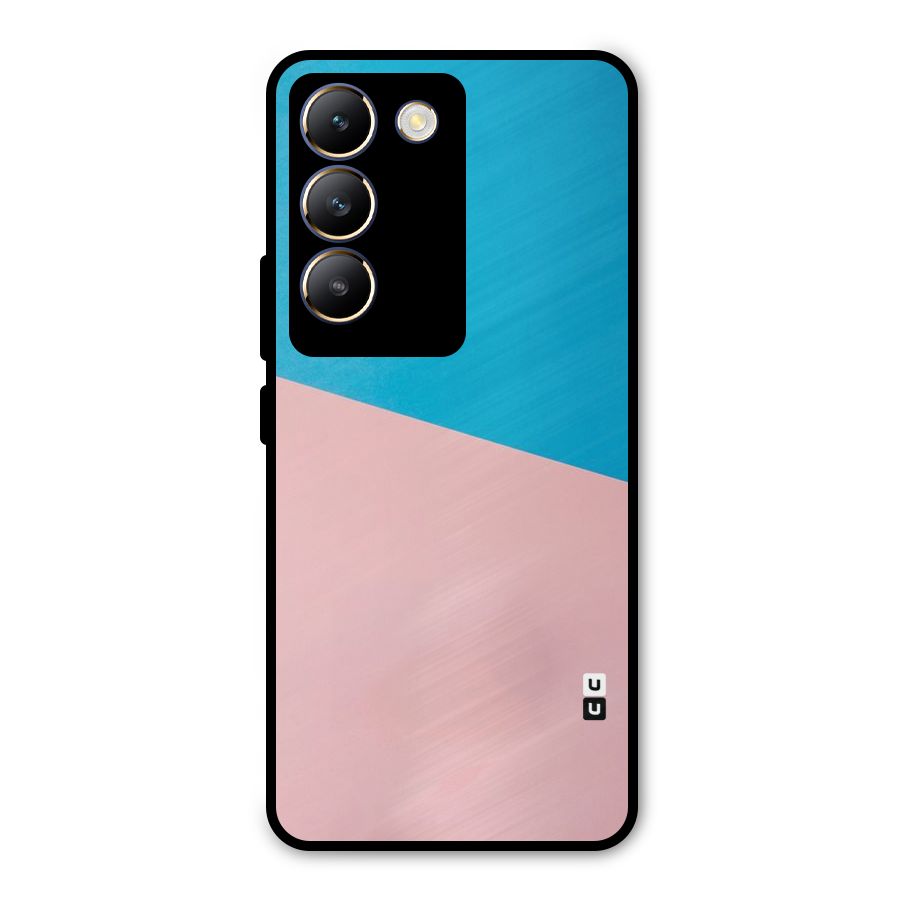 Bicolor Design Metal Back Case for Vivo T3 5G