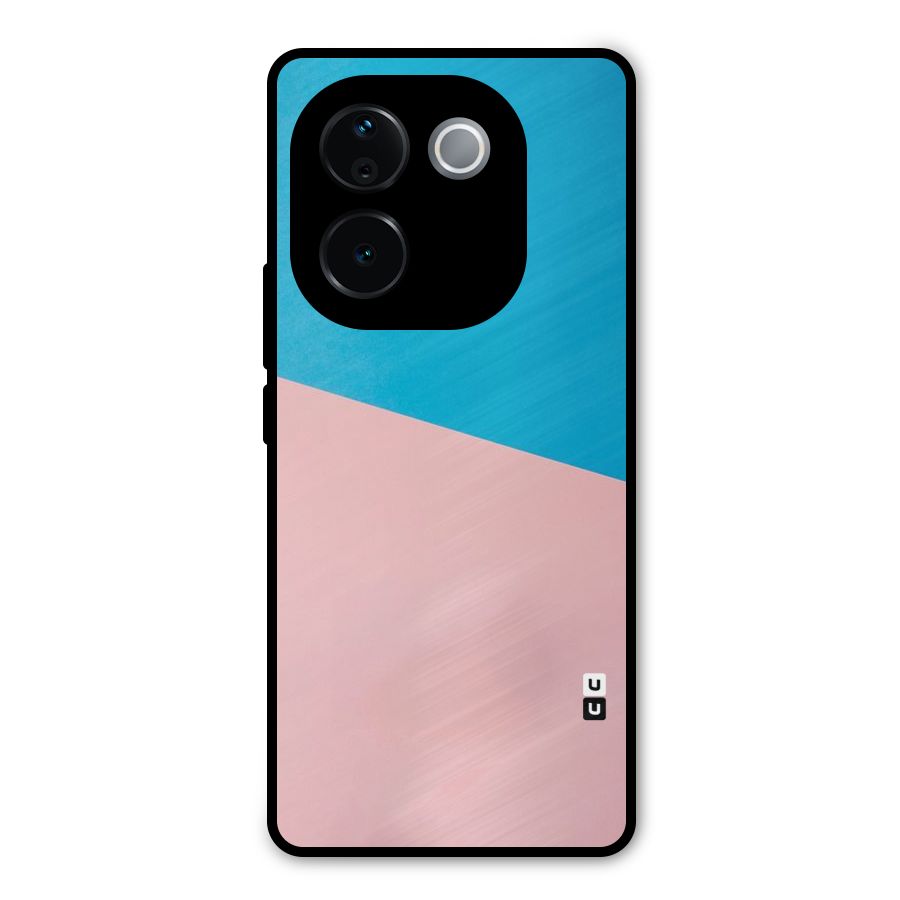 Bicolor Design Metal Back Case for Vivo T3 Pro
