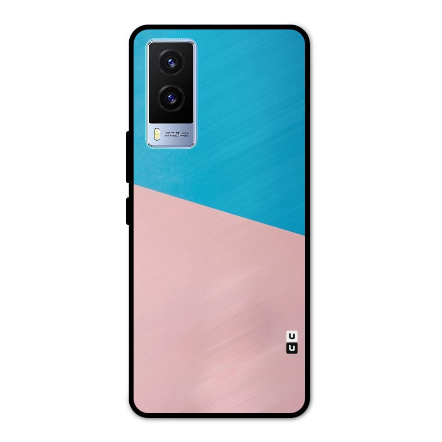 Bicolor Design Metal Back Case for Vivo V21e 5G