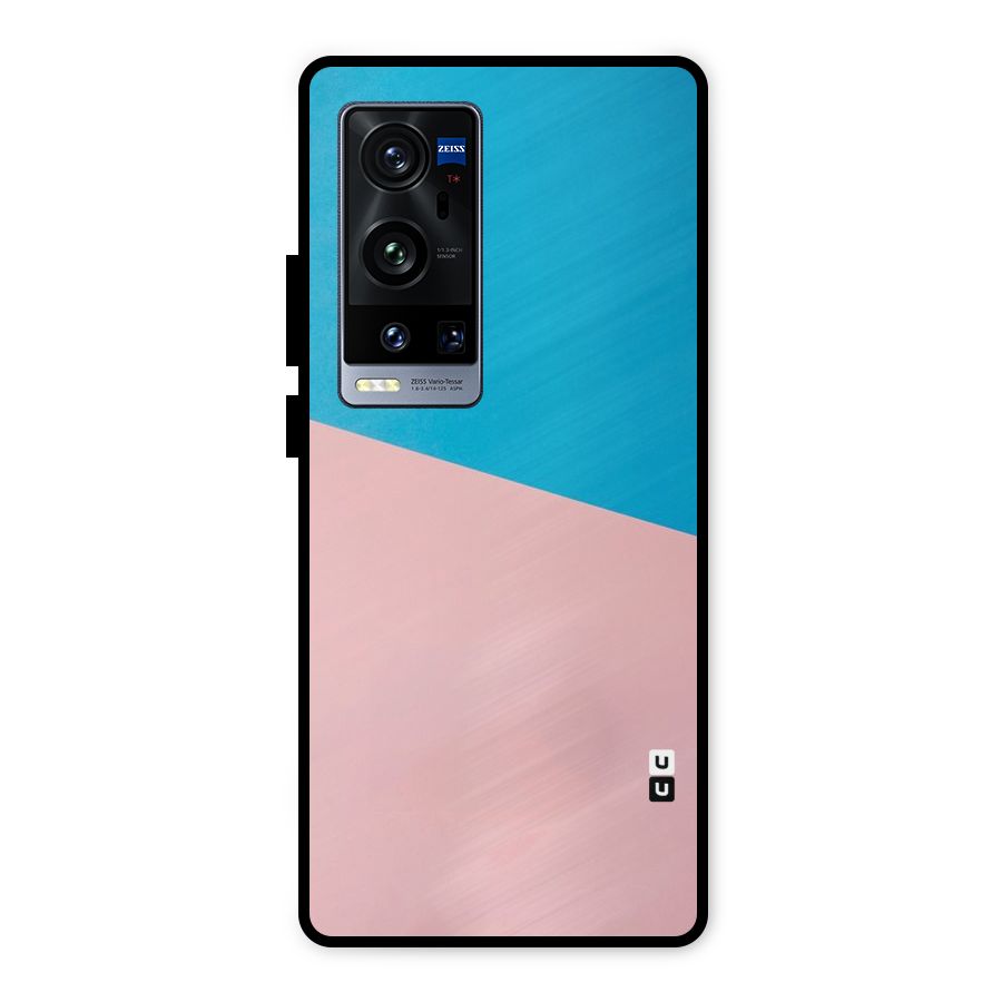 Bicolor Design Metal Back Case for Vivo X60 Pro Plus