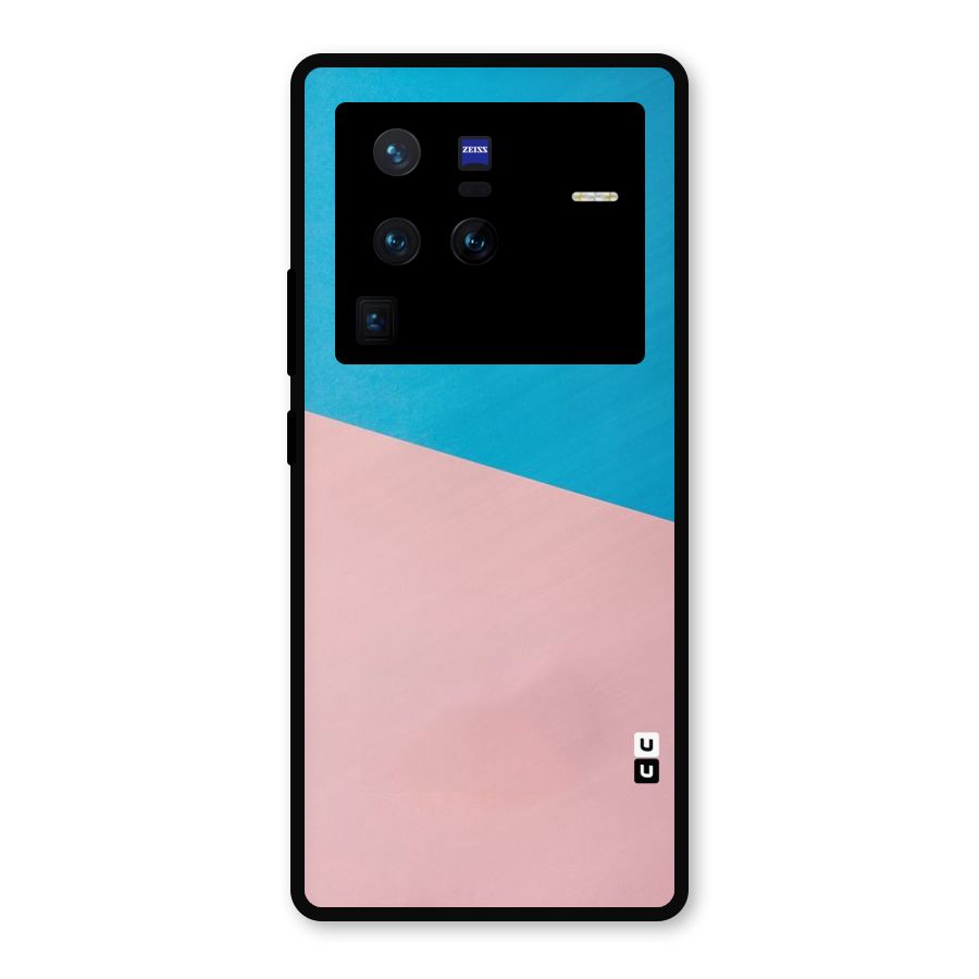 Bicolor Design Metal Back Case for Vivo X80 Pro