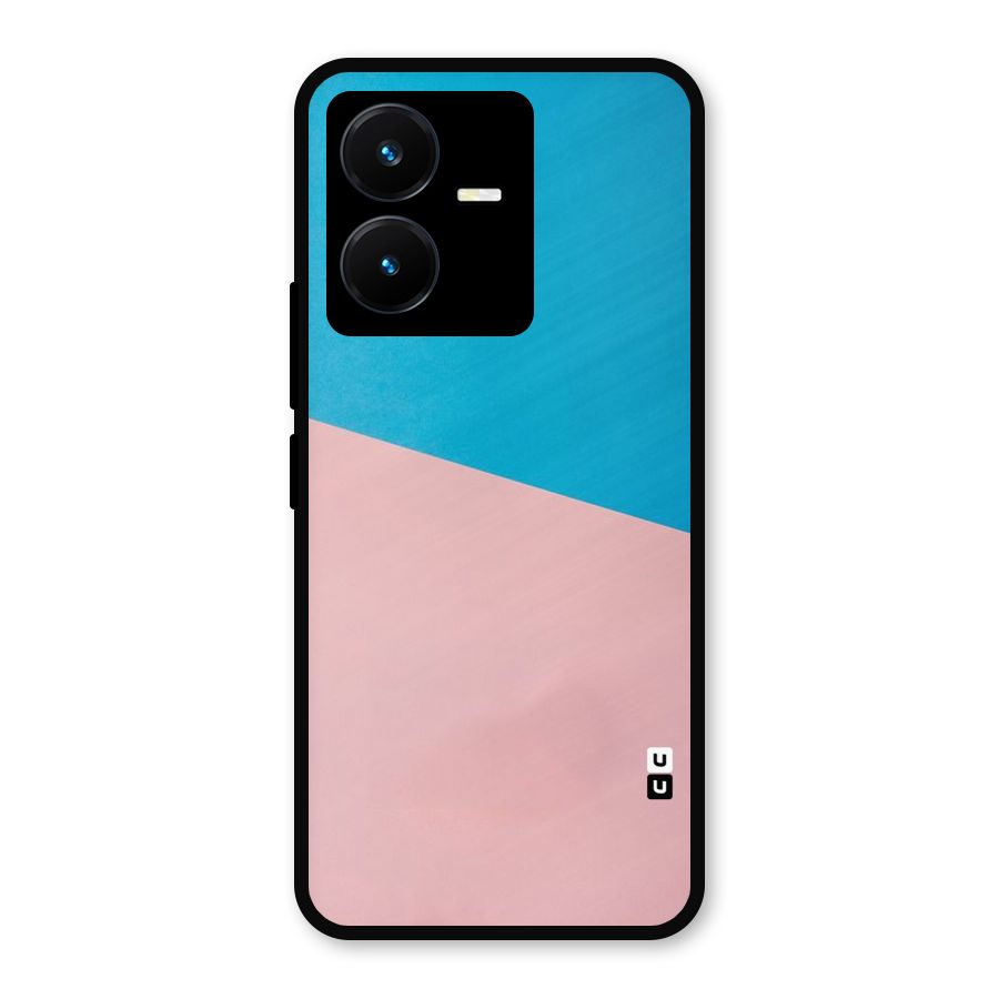 Bicolor Design Metal Back Case for Vivo Y22