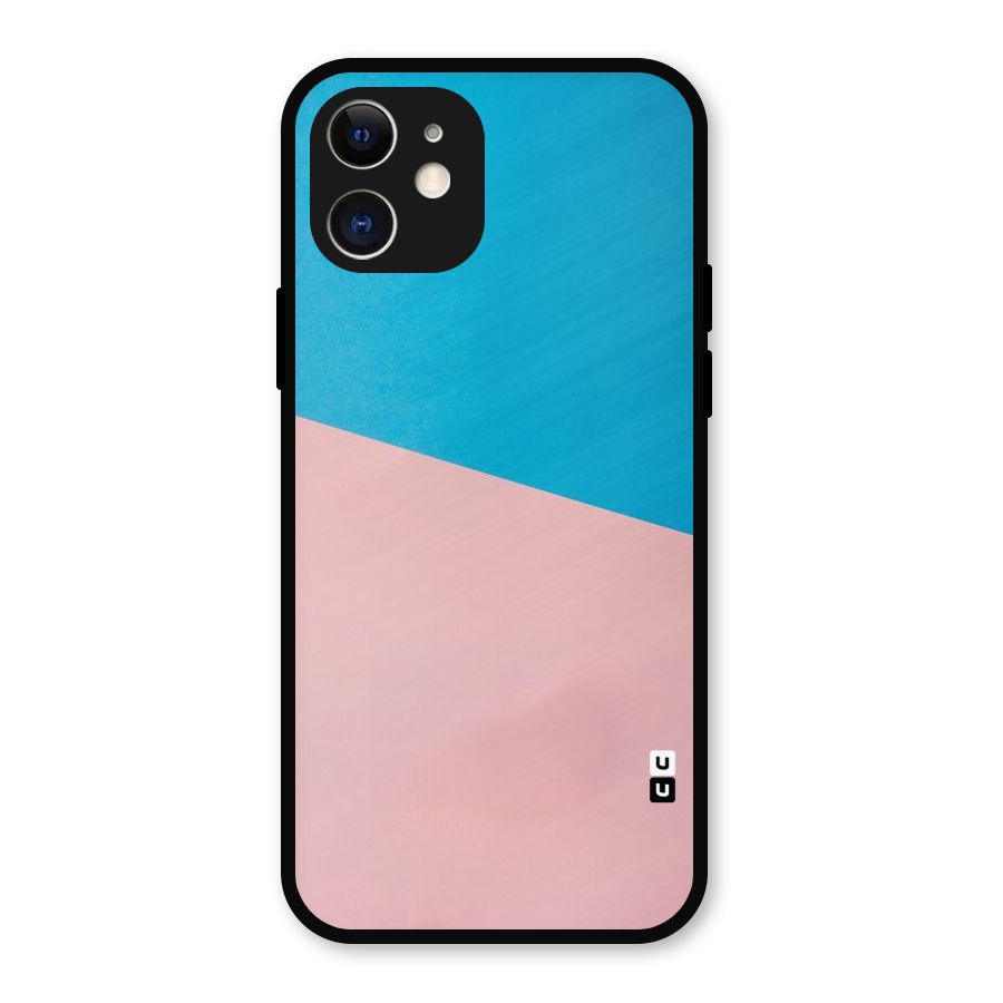 Bicolor Design Metal Back Case for iPhone 12