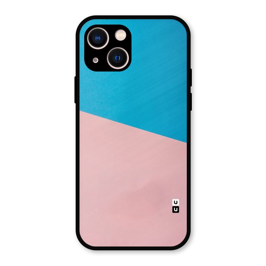 Bicolor Design Metal Back Case for iPhone 13