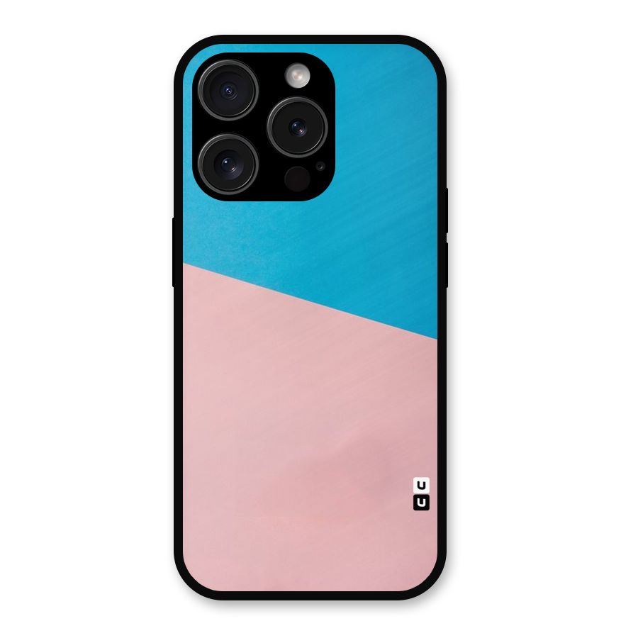 Bicolor Design Metal Back Case for iPhone 15 Pro