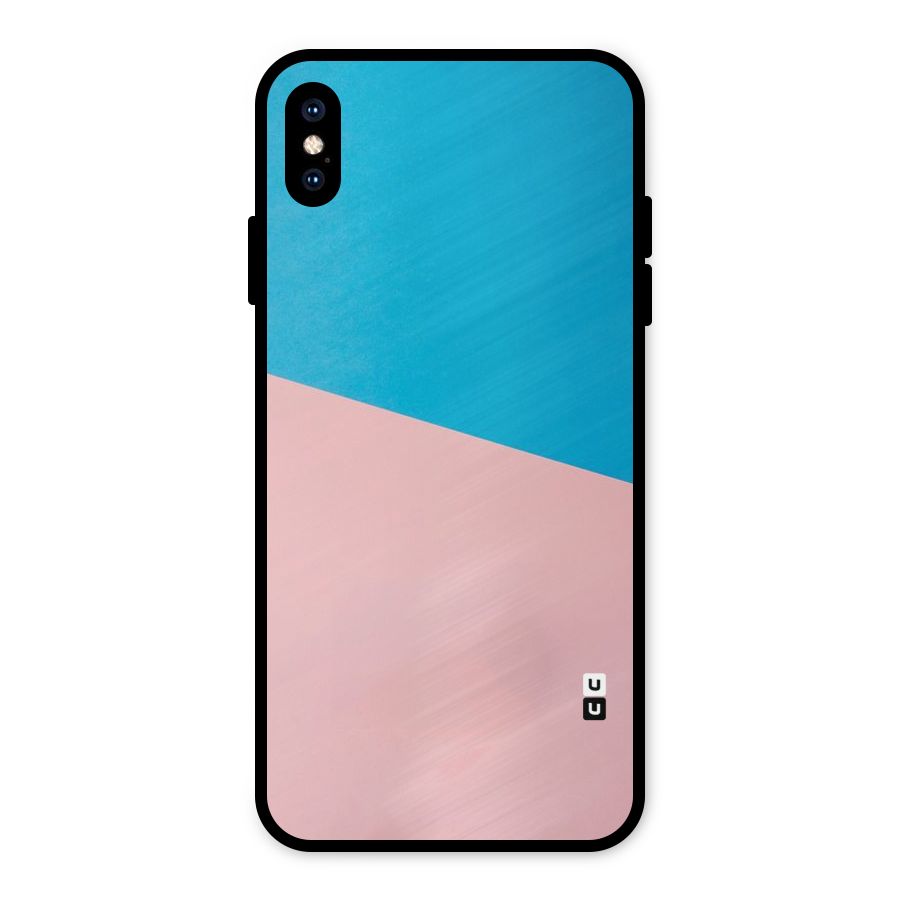Bicolor Design Metal Back Case for iPhone XS Max