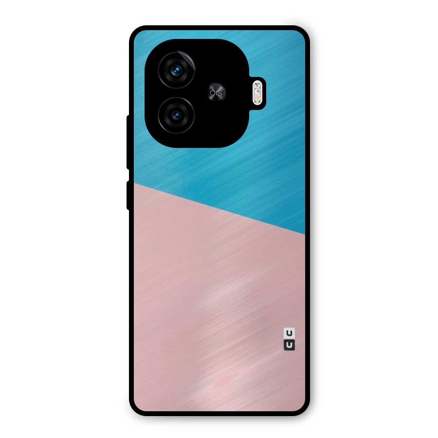 Bicolor Design Metal Back Case for iQOO Z9 Turbo
