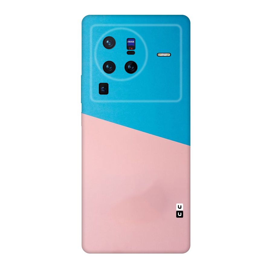 Bicolor Design Original Polycarbonate Back Case for Vivo X80