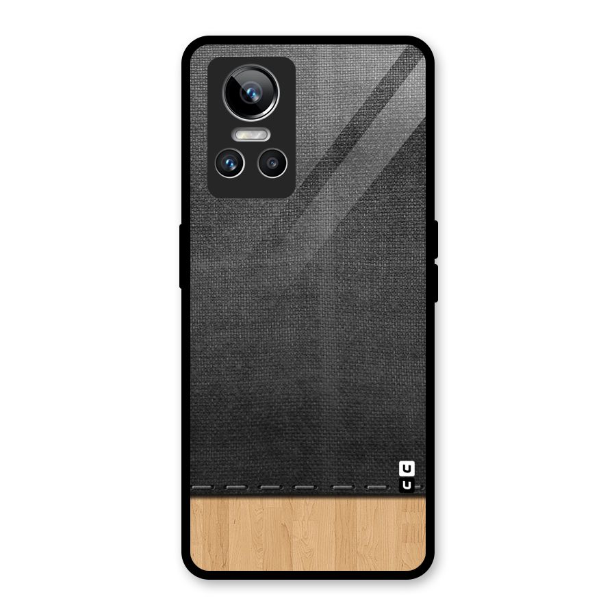 Bicolor Wood Texture Glass Back Case for Realme GT Neo 3