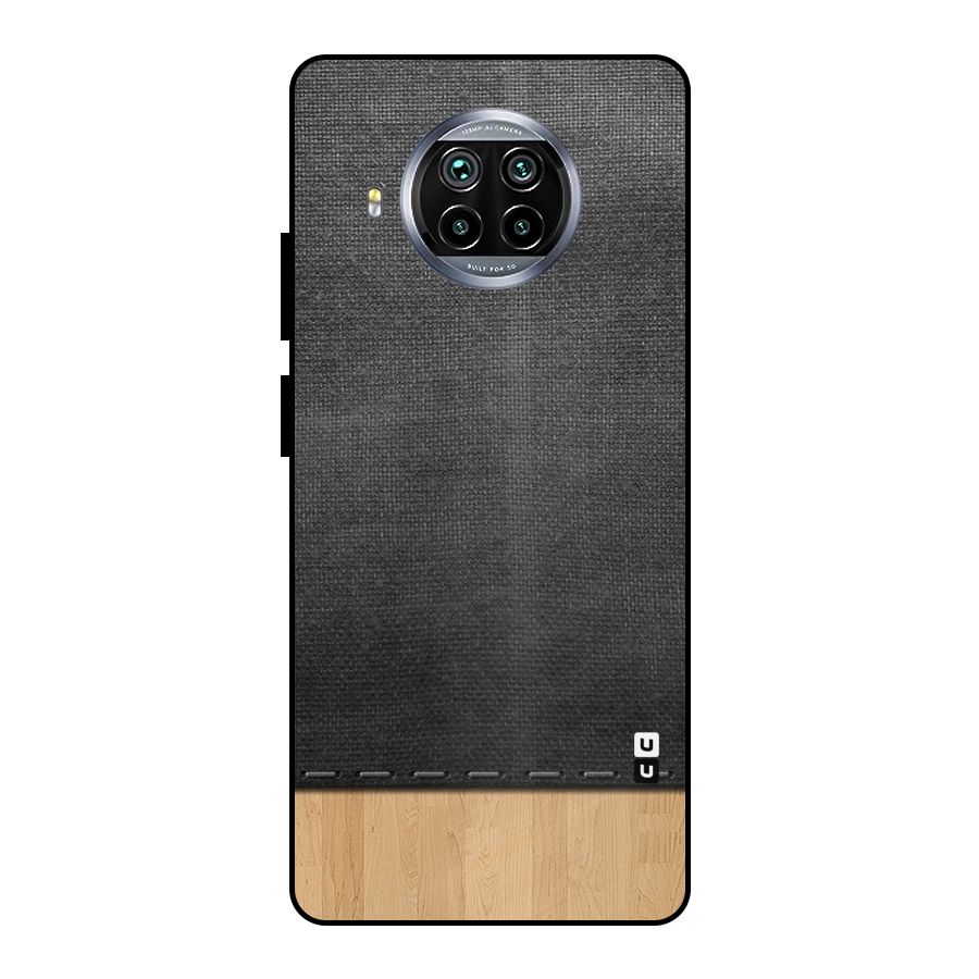 Bicolor Wood Texture Metal Back Case for Mi 10i