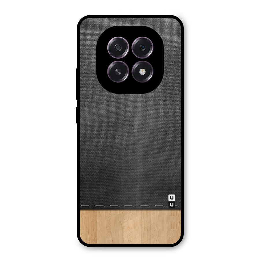 Bicolor Wood Texture Metal Back Case for Oppo F29