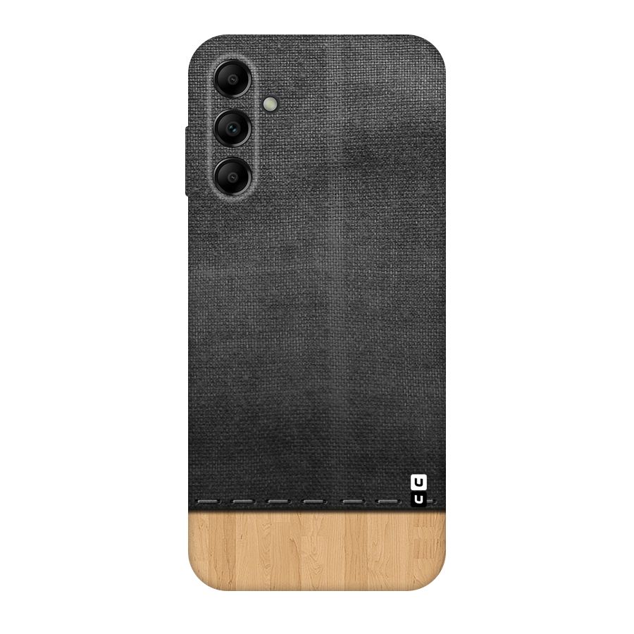 Bicolor Wood Texture Original Polycarbonate Back Case for Galaxy A14 5G