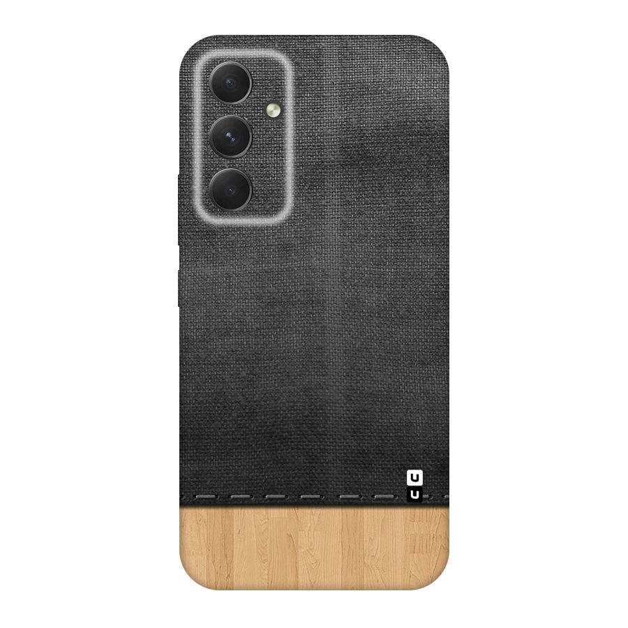 Bicolor Wood Texture Original Polycarbonate Back Case for Galaxy A54