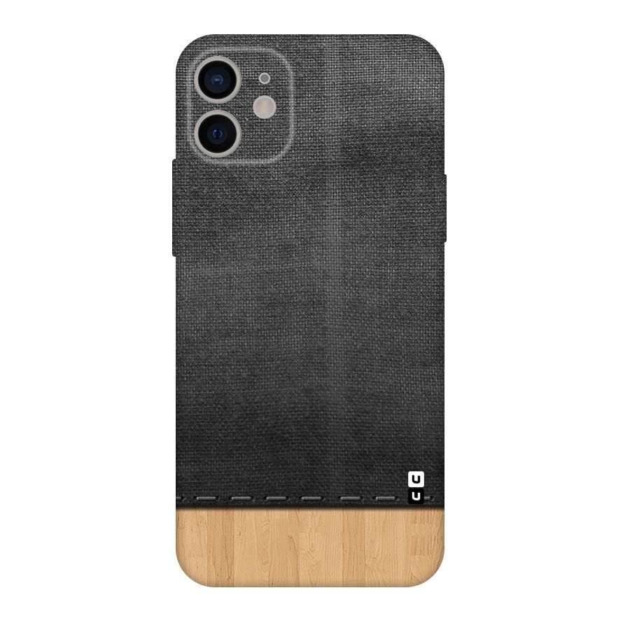Bicolor Wood Texture Original Polycarbonate Back Case for iPhone 11