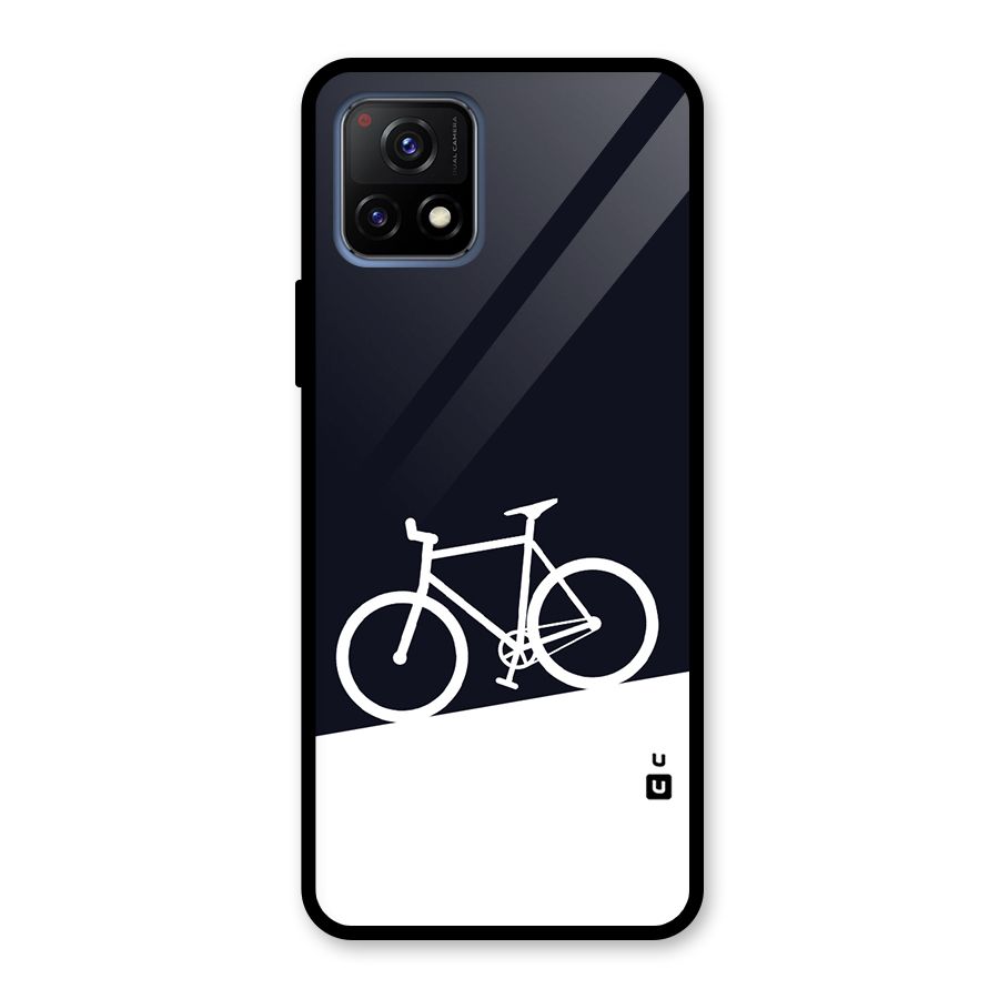 Bicycle Minimal Art Glass Back Case for Vivo Y72 5G