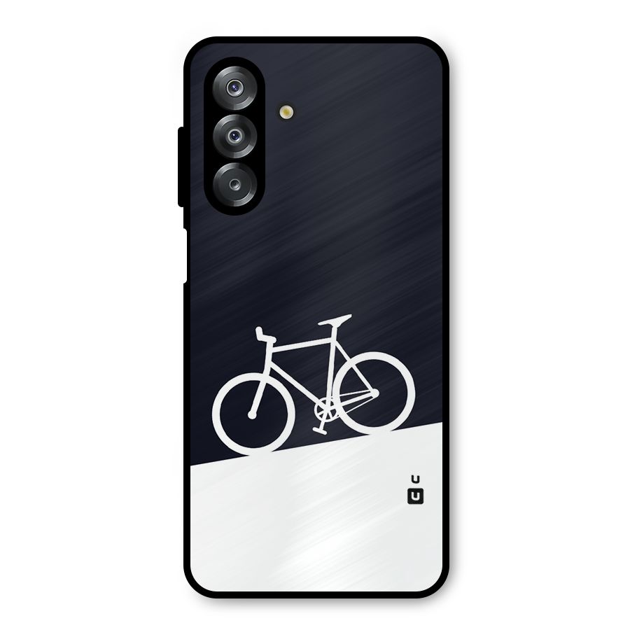 Bicycle Minimal Art Metal Back Case for Galaxy A26