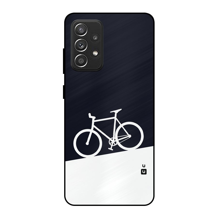 Bicycle Minimal Art Metal Back Case for Galaxy A52s 5G