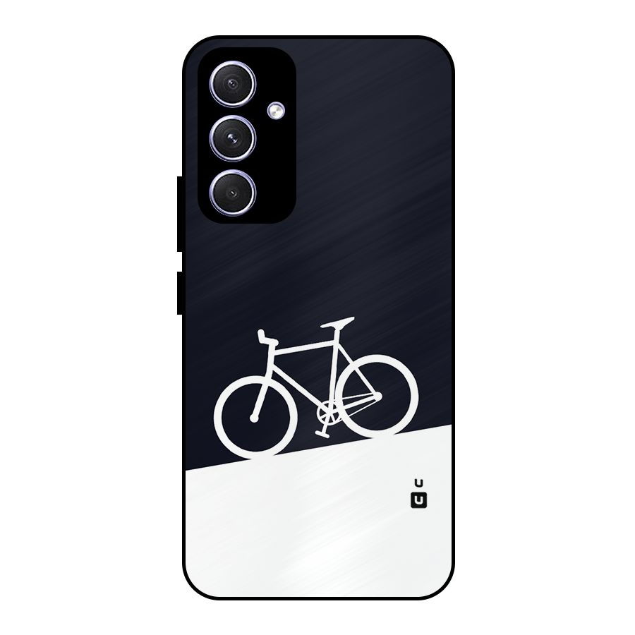 Bicycle Minimal Art Metal Back Case for Galaxy A54