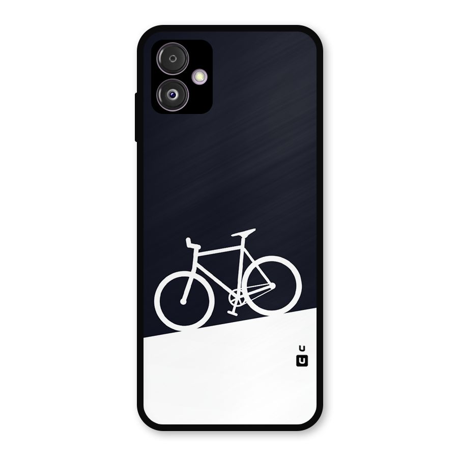 Bicycle Minimal Art Metal Back Case for Galaxy F14