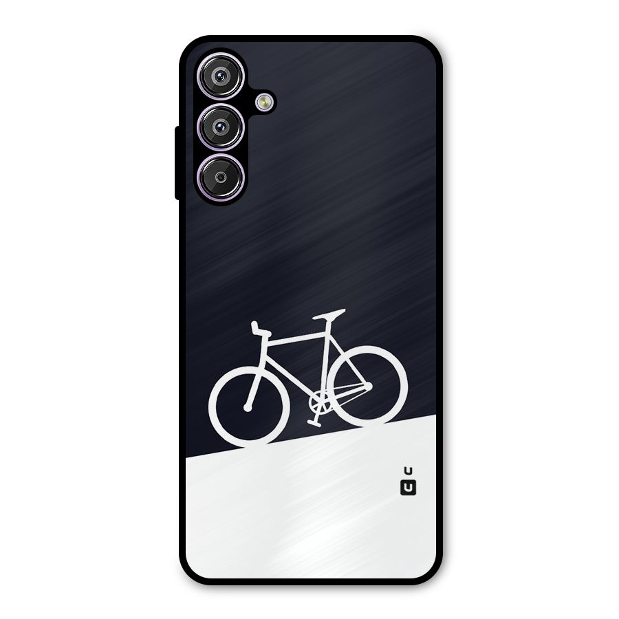 Bicycle Minimal Art Metal Back Case for Galaxy M15