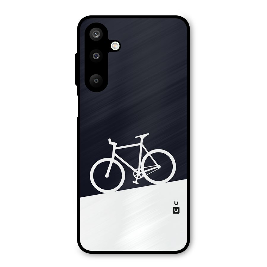 Bicycle Minimal Art Metal Back Case for Galaxy M16
