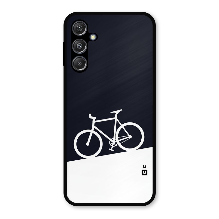 Bicycle Minimal Art Metal Back Case for Galaxy M34 5G