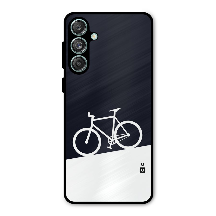 Bicycle Minimal Art Metal Back Case for Galaxy M55 5G