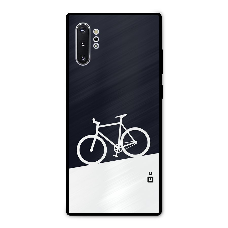 Bicycle Minimal Art Metal Back Case for Galaxy Note 10 Plus