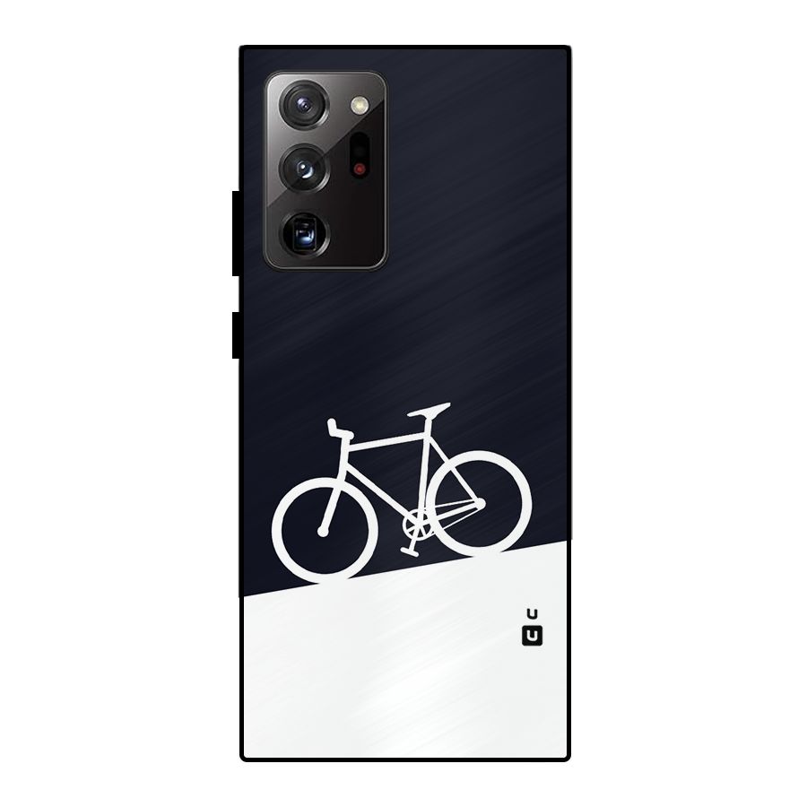 Bicycle Minimal Art Metal Back Case for Galaxy Note 20 Ultra