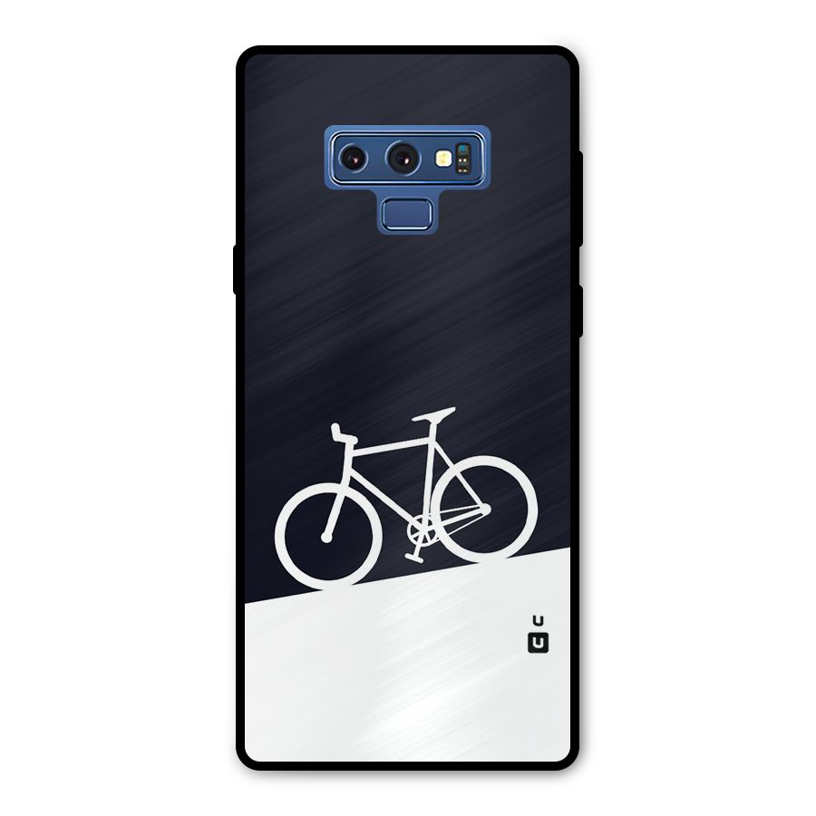 Bicycle Minimal Art Metal Back Case for Galaxy Note 9