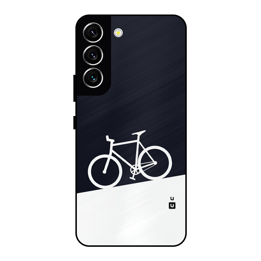 Bicycle Minimal Art Metal Back Case for Galaxy S22 5G