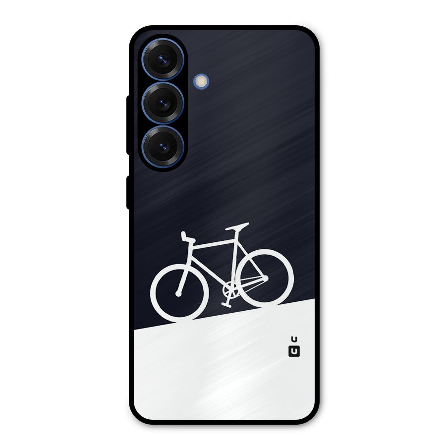 Bicycle Minimal Art Metal Back Case for Galaxy S25