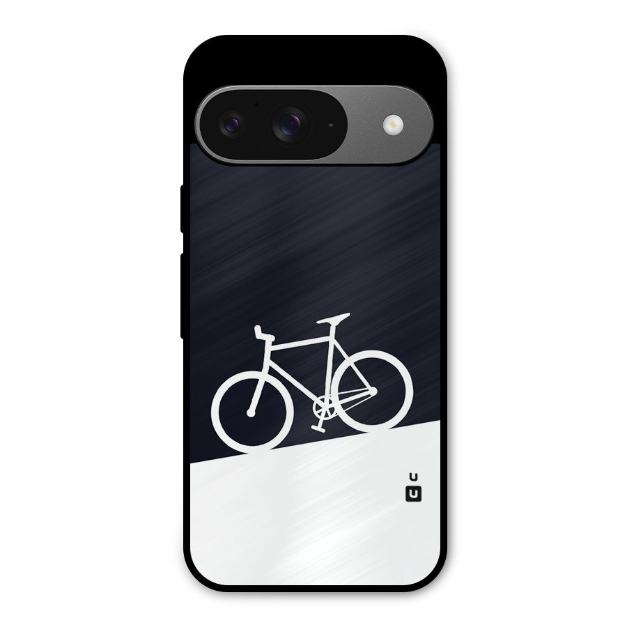 Bicycle Minimal Art Metal Back Case for Google Pixel 9