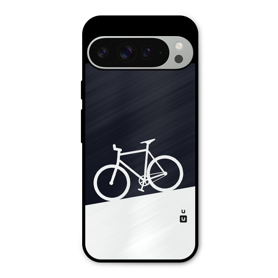 Bicycle Minimal Art Metal Back Case for Google Pixel 9 Pro XL