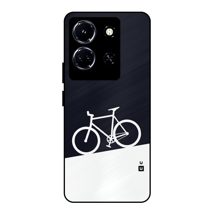 Bicycle Minimal Art Metal Back Case for Infinix Note 30 5G