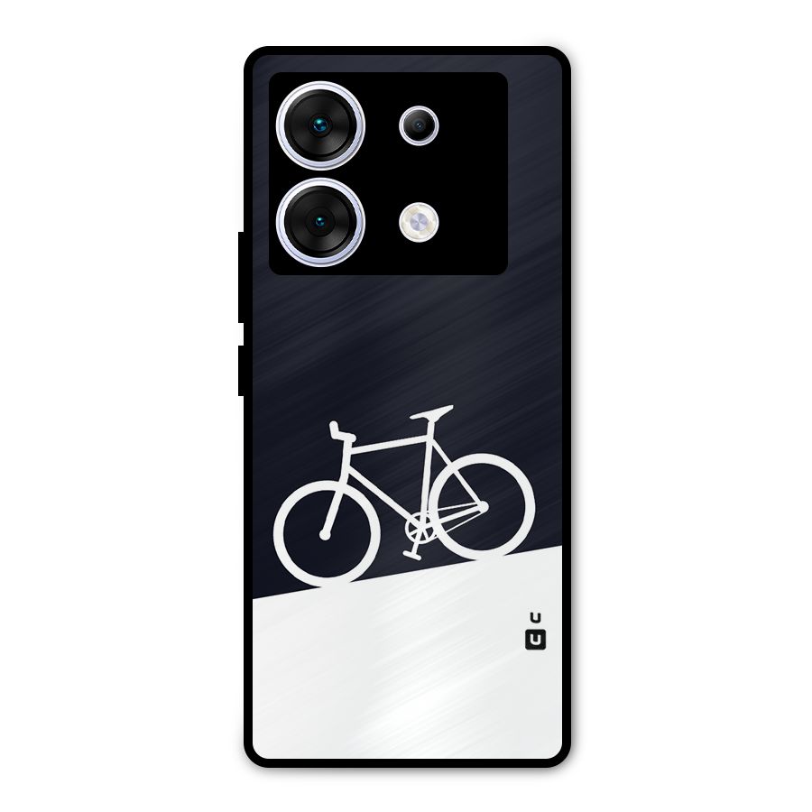 Bicycle Minimal Art Metal Back Case for Infinix Zero 30 5G