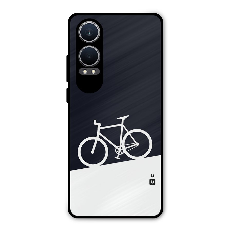Bicycle Minimal Art Metal Back Case for OnePlus Nord CE4 Lite