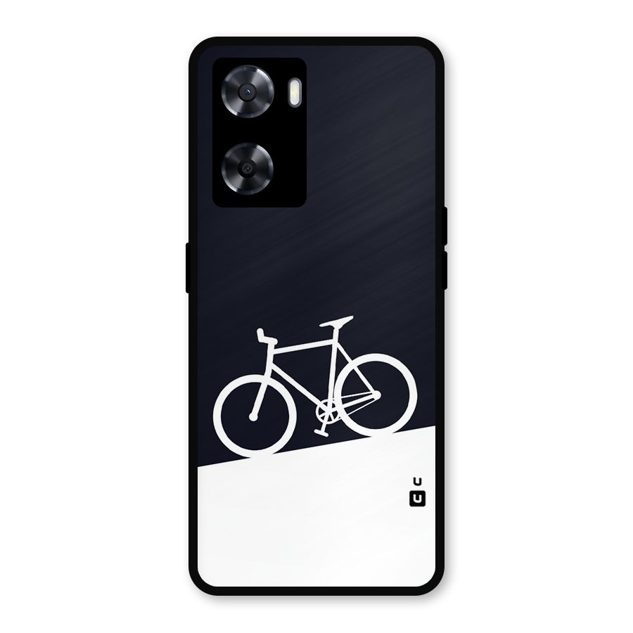Bicycle Minimal Art Metal Back Case for OnePlus Nord N20 SE