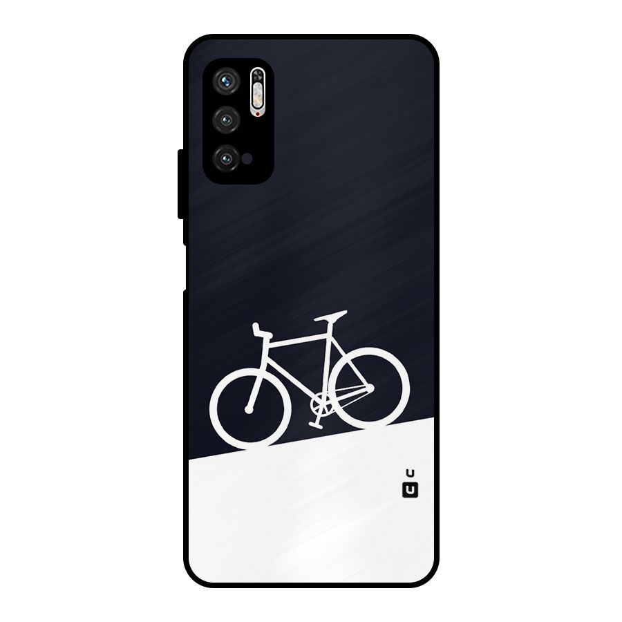 Bicycle Minimal Art Metal Back Case for Poco M3 Pro 5G