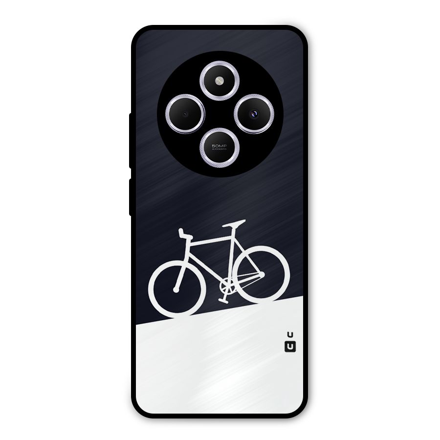 Bicycle Minimal Art Metal Back Case for Poco M7