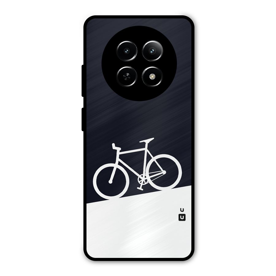 Bicycle Minimal Art Metal Back Case for Realme 13