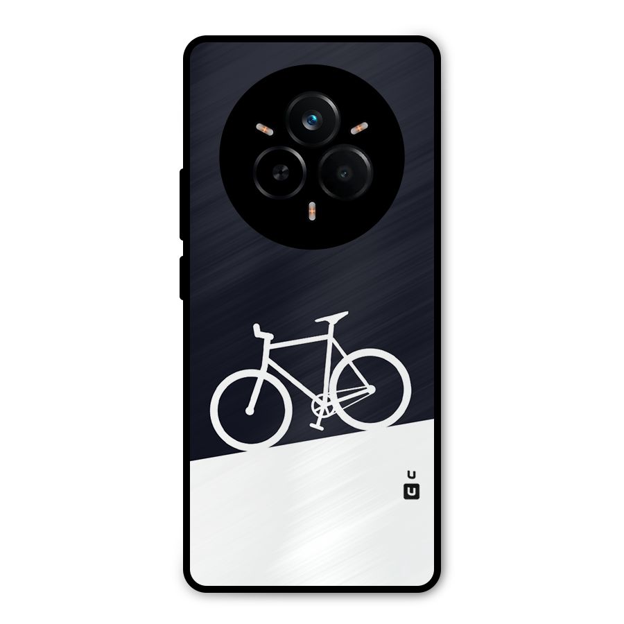 Bicycle Minimal Art Metal Back Case for Realme 14 Pro Plus