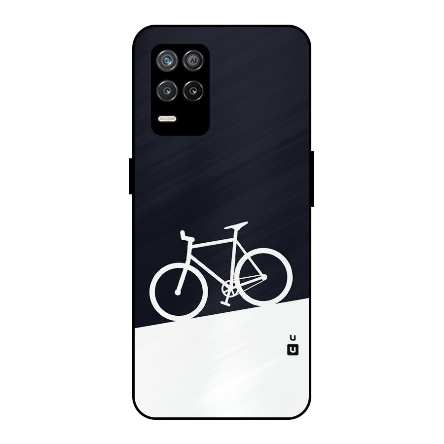 Bicycle Minimal Art Metal Back Case for Realme 8 5G