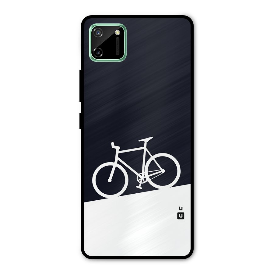 Bicycle Minimal Art Metal Back Case for Realme C11