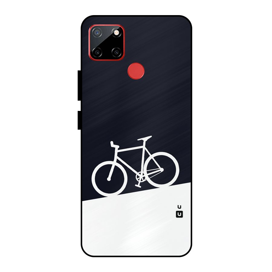 Bicycle Minimal Art Metal Back Case for Realme C12