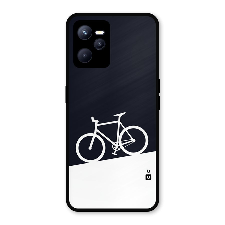 Bicycle Minimal Art Metal Back Case for Realme C35