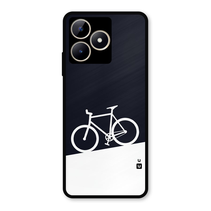 Bicycle Minimal Art Metal Back Case for Realme C53