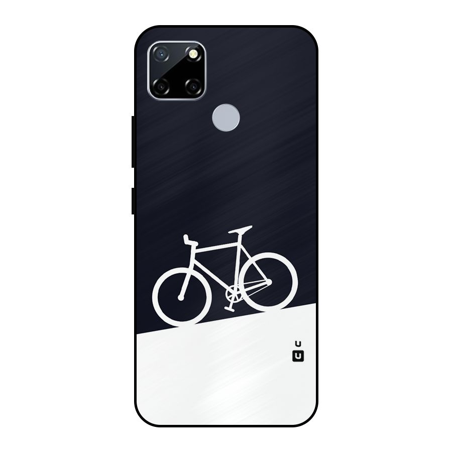 Bicycle Minimal Art Metal Back Case for Realme Narzo 20