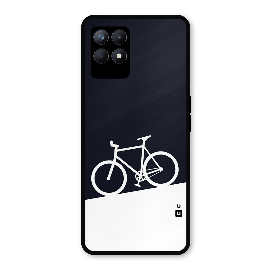 Bicycle Minimal Art Metal Back Case for Realme Narzo 50