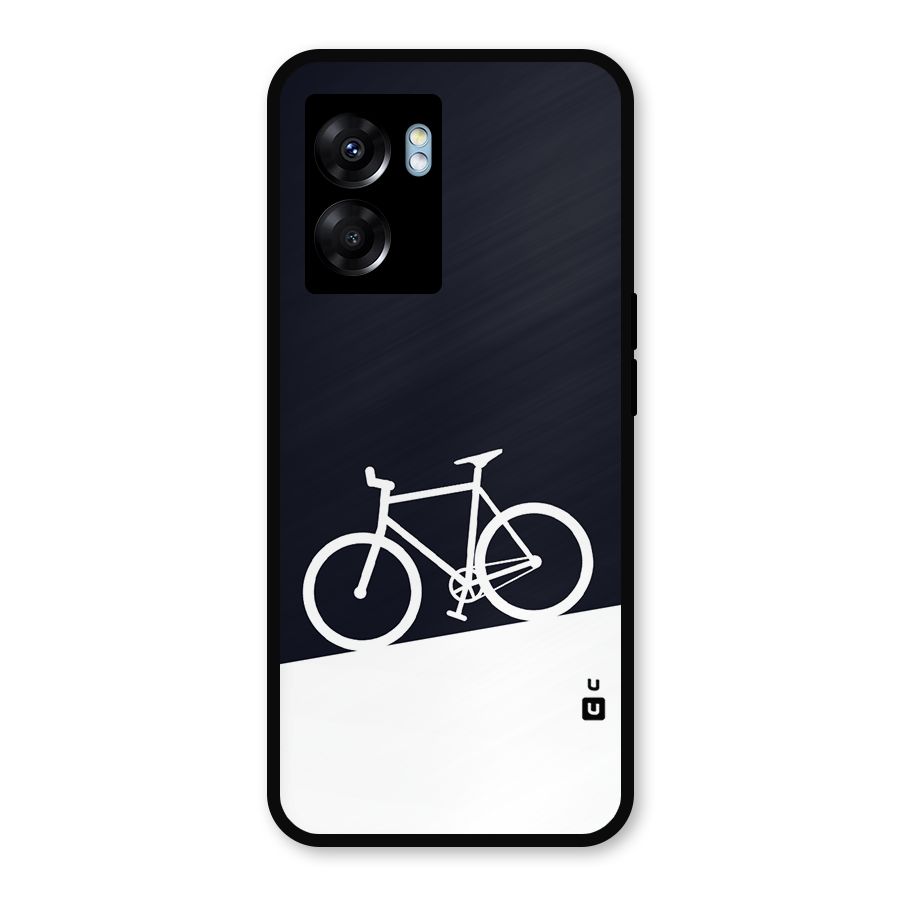 Bicycle Minimal Art Metal Back Case for Realme Narzo 50 5G